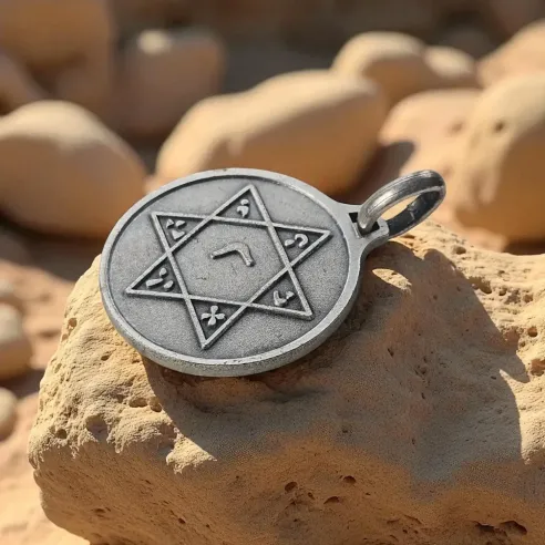 Pendentif Sceau Salomon – talisman spirituel & protection