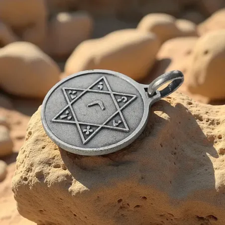 Pendentif Sceau Salomon – talisman spirituel & protection