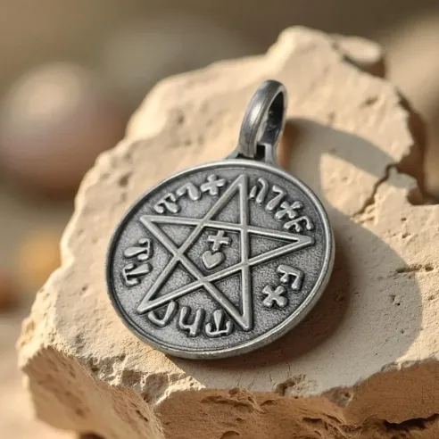 Pendentif Sceau Salomon – talisman spirituel & protection