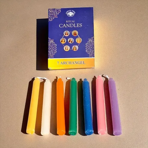 Set de bougies rituels Archanges – lumière spirituelle