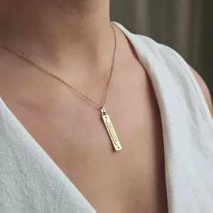 Pendentif Barre Atlante – Protection énergétique sacrée