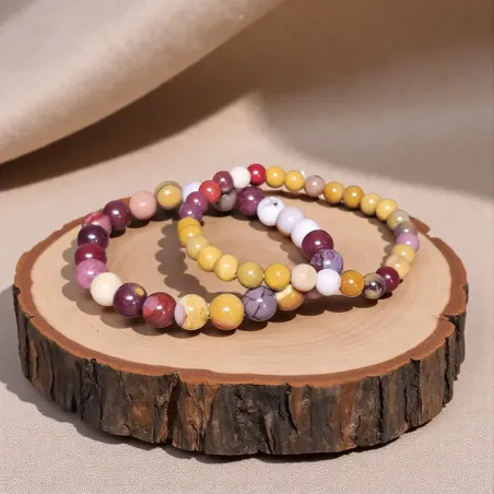 Bracelet en mokaïte – ancrage et vitalité intérieure