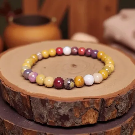 Bracelet en mokaïte – ancrage et vitalité intérieure