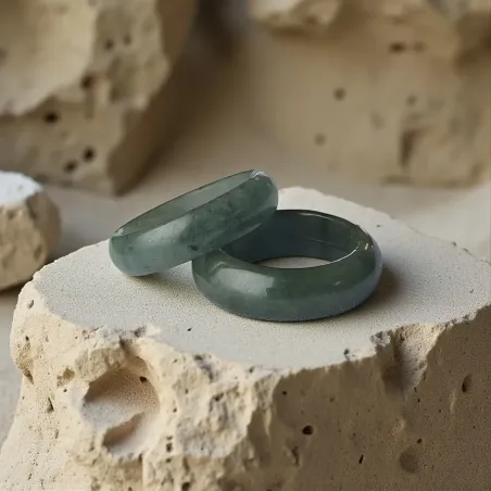 Anneau de Jade Naturel – chance & paix intérieure