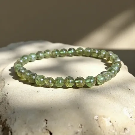 Bracelet en Péridot Naturel – Vitalité & Harmonie