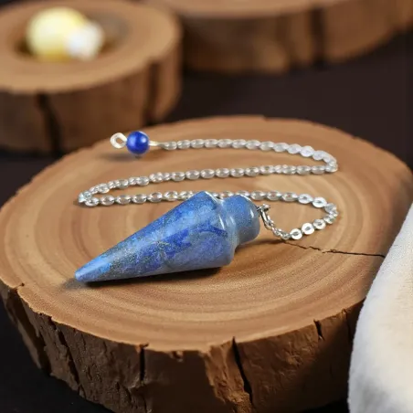 Pendule Goutte Lapis Lazuli – Radiesthésie & Sagesse Intuitive