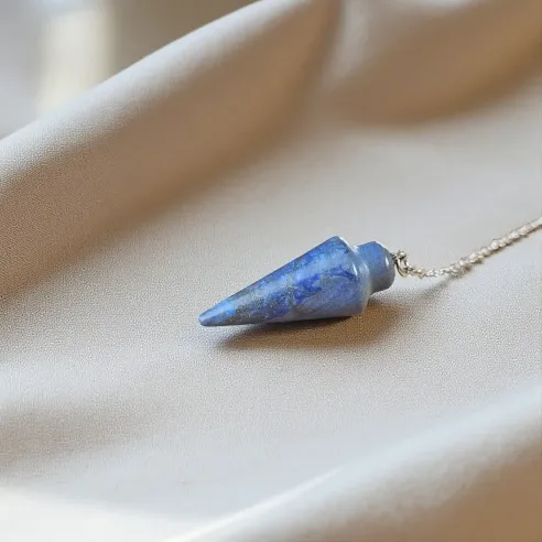 Pendule Goutte Lapis Lazuli – Radiesthésie & Sagesse Intuitive
