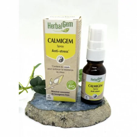 CALMIGEM Spray 15 ml – HerbalGem – Anti-stress Naturel Instantané