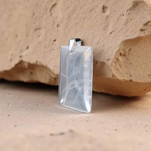 Pendentif en Cristal de Roche – amplificateur d'énergie