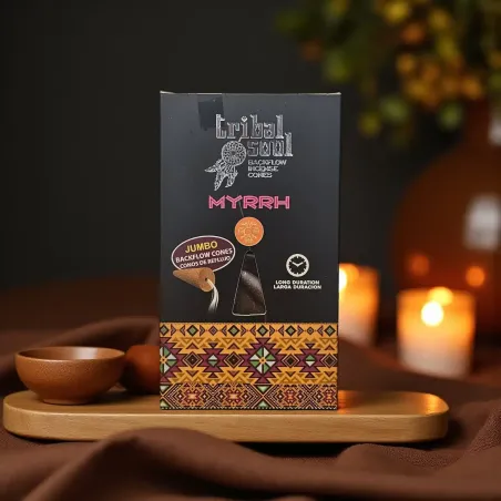 Encens Cône Myrrhe – Tribal Soul, Purification Spirituelle