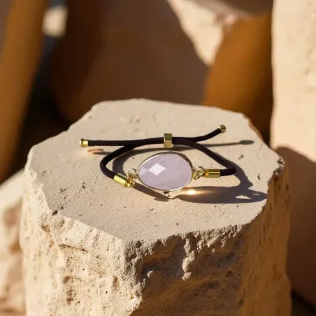 Bracelet Lylia Quartz Rose – Douceur & Amour du Cœur