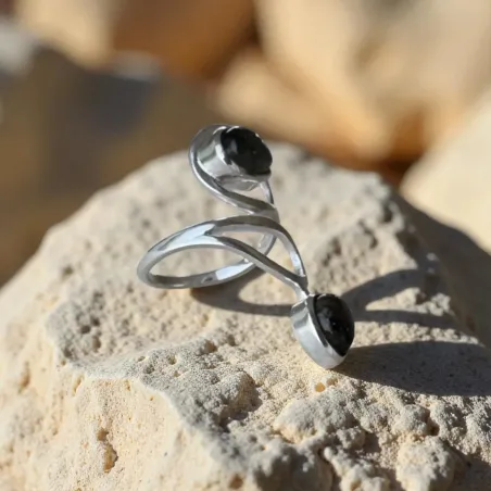 Bague labradorite – intuition & protection