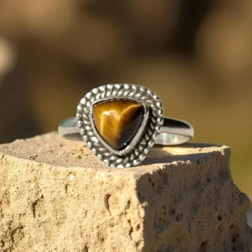 Bague Nina Œil de Tigre – Protection & Force Intérieure