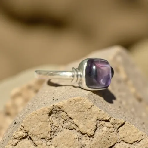 Bague Neptune Améthyste – Sagesse & Paix Intérieure