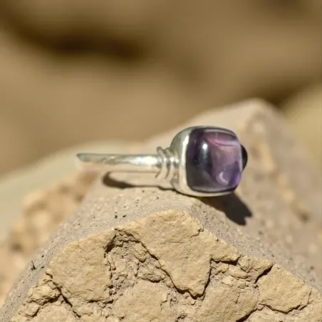 Bague Neptune Améthyste – Sagesse & Paix Intérieure
