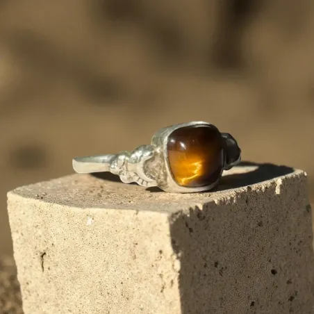 Bague Nora Oeil de Tigre – Protection & Confiance