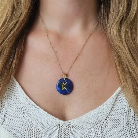 Talisman Runique Perthro Lapis