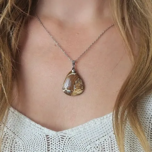 Pendentif Opale Boulder – Mystique et intuition d’Australie