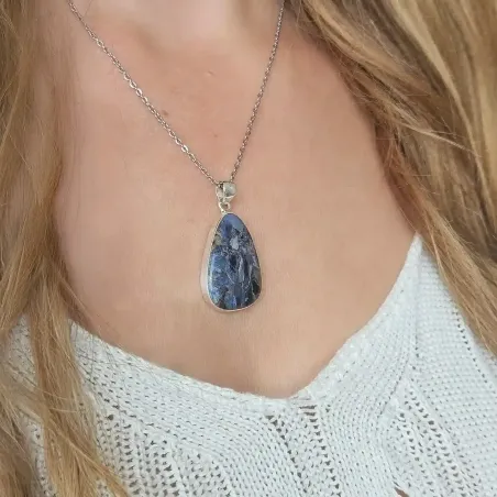 Pendentif Pietersite semi-goutte – Pierre de transformation