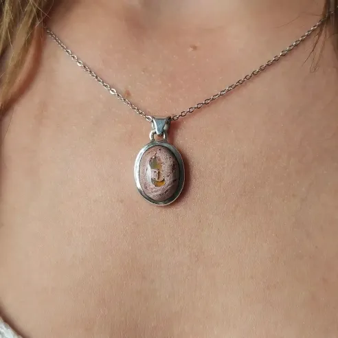 Pendentif Opale de Feu Mexique – Énergie solaire & passion