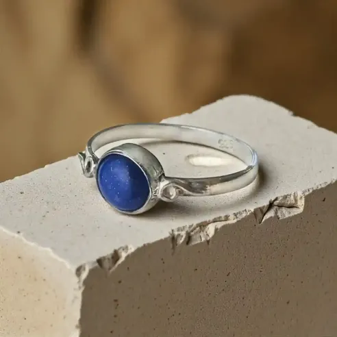 Bague Vesta Lapis Lazuli – Communication & Clarté Mentale