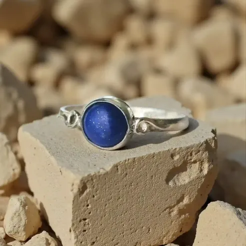 Bague Vesta Lapis Lazuli – Communication & Clarté Mentale