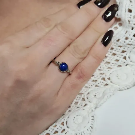 Bague Vesta Lapis Lazuli – Communication & Clarté Mentale