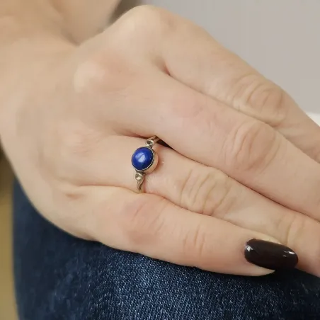 Bague Vesta Lapis Lazuli – Communication & Clarté Mentale