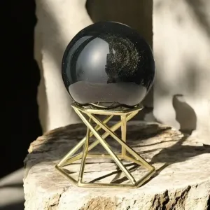 Petite Sphère Obsidienne Oeil Céleste – Protection & Vérité