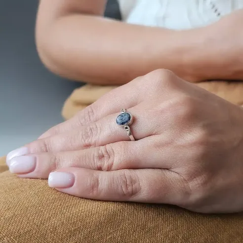Bague Saphir Angel – Argent - Sagesse et élévation