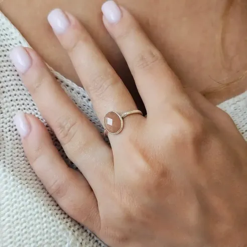 Bague en Pierre de Soleil – Énergie solaire et élégance