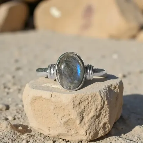 Bague Marisa Labradorite – Intuition & Protection Énergétique