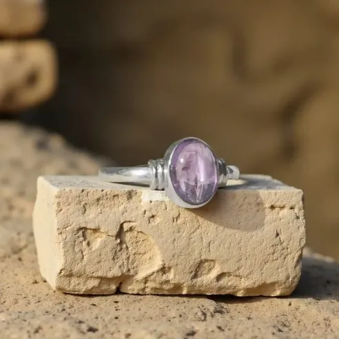 Bague Marisa Améthyste – Sérénité & Vision Intérieure