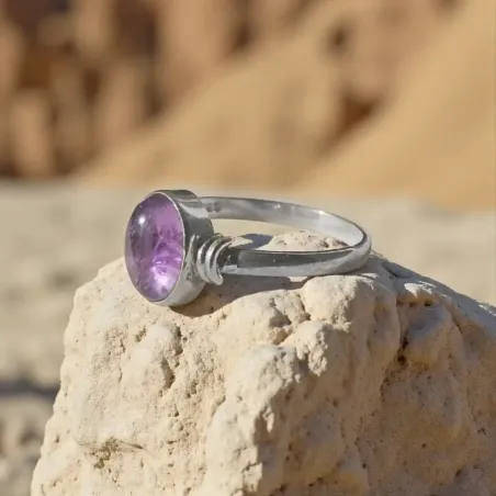 Bague Marisa Améthyste – Sérénité & Vision Intérieure