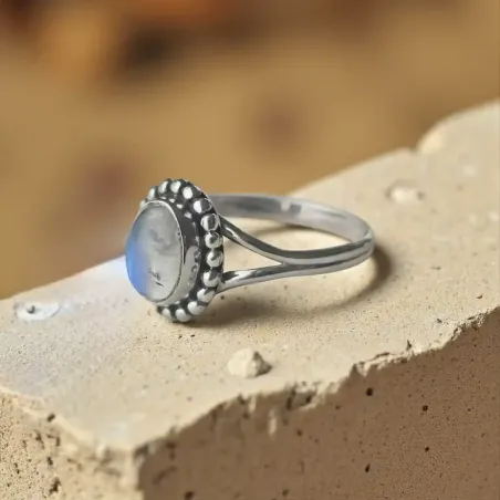 Bague Lior Pierre de Lune – Intuition & Harmonie Féminine
