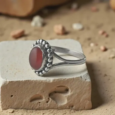 Bague Lior Cornaline – Créativité, Vitalité & Ancrage Doux