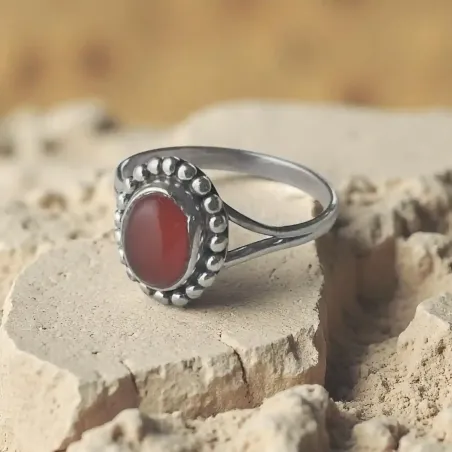 Bague Lior Cornaline – Créativité, Vitalité & Ancrage Doux