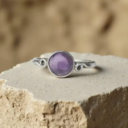 Bague Elrond Améthyste – Intuition & Élégance Naturelle
