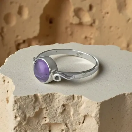 Bague Elrond Améthyste – Intuition & Élégance Naturelle