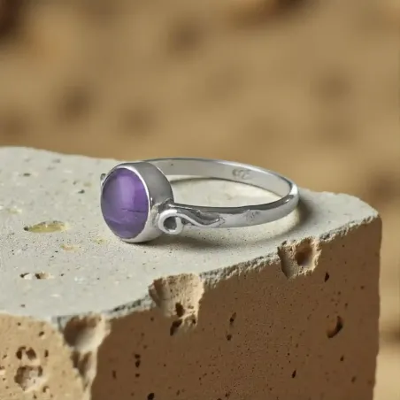 Bague Elrond Améthyste – Intuition & Élégance Naturelle