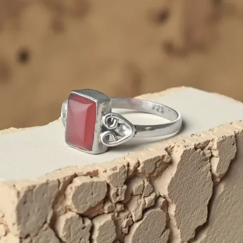 Bague Arwen Cornaline – Créativité, Vitalité & Ancrage Doux