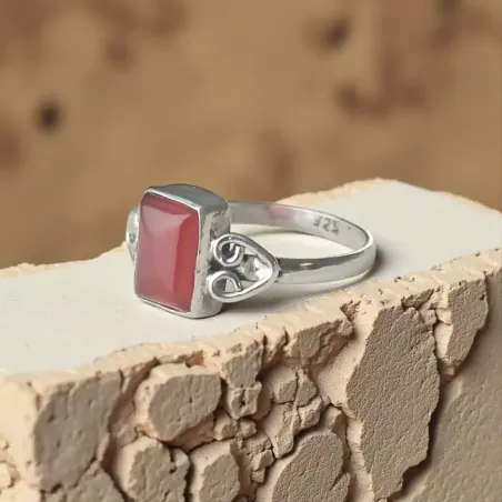 Bague Arwen Cornaline – Créativité, Vitalité & Ancrage Doux