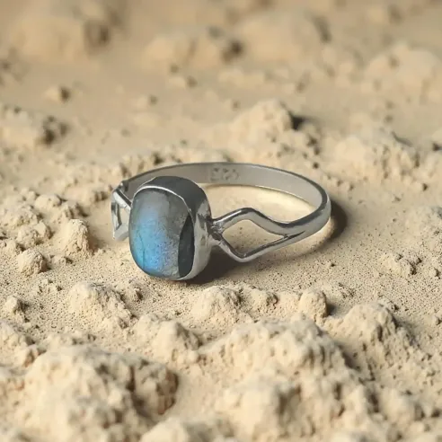 Bague Anwyn Labradorite – Intuition & Protection Énergétique