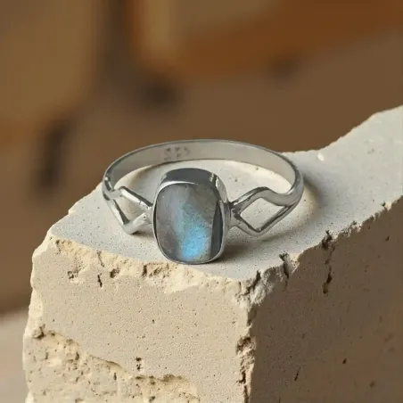 Bague Anwyn Labradorite – Intuition & Protection Énergétique