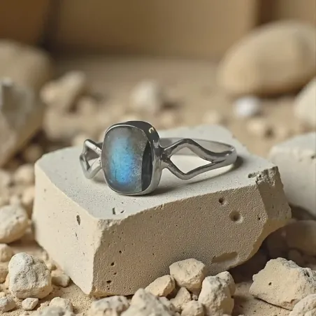 Bague Anwyn Labradorite – Intuition & Protection Énergétique