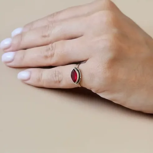 Bague Rubis Catseye - Énergie du cœur