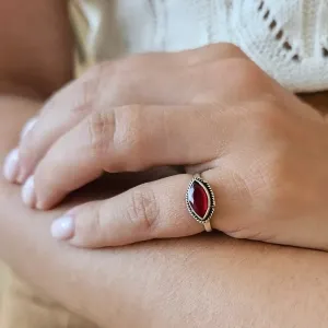 Bague Rubis Catseye - Énergie du cœur