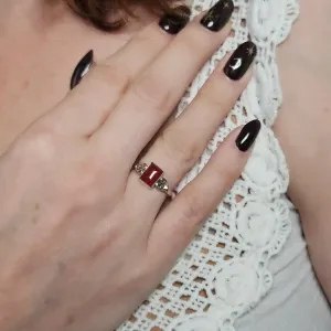 Bague Arwen Cornaline – Créativité, Vitalité & Ancrage Doux