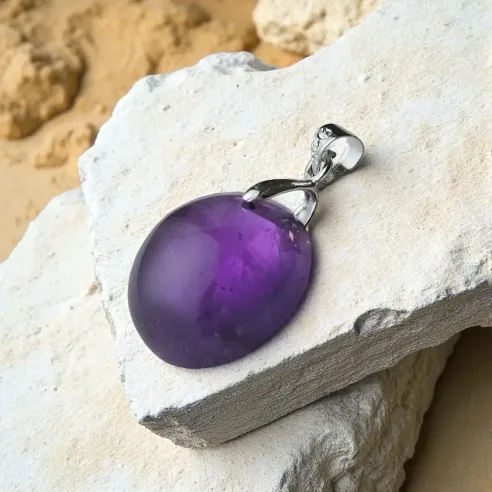 Pendentif Améthyste Anna – Calme Intérieur & Clairvoyance