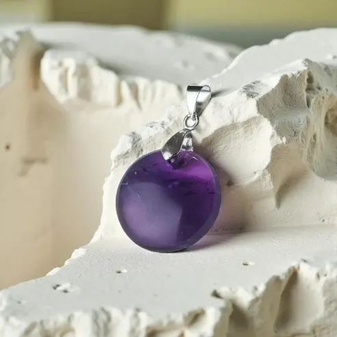 Pendentif Améthyste Anna – Calme Intérieur & Clairvoyance